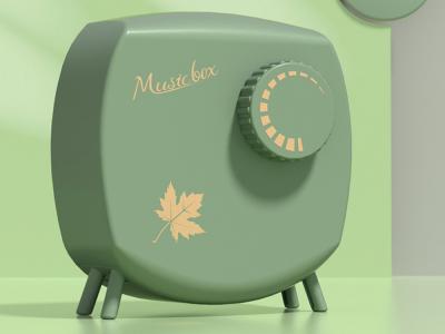 Boîte à musique - Modèle Transistor - Vert