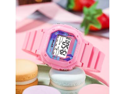 Montre enfant étanche affichage digital - Modèle Timex - Rose