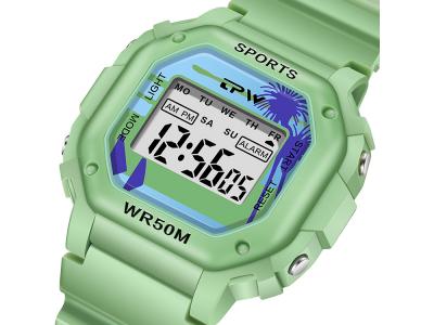 Montre enfant étanche affichage digital - Modèle Timex - Verte