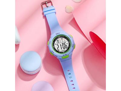 Montre enfant étanche affichage digital - Modèle Exia - Bleue