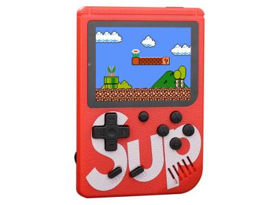 Console émulateur 400 jeux avec manette multijoueurs - Modèle Sup - Rouge