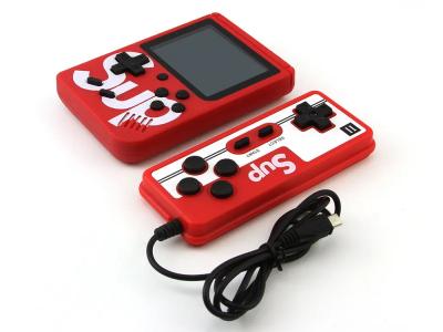 Console émulateur 400 jeux avec manette multijoueurs - Modèle Sup - Rouge