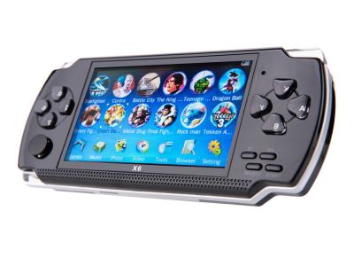 Console émulateur portable 4.3 pouces avec lecteur audio/vidéo - Noire