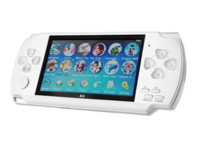 Console émulateur portable 4.3 pouces avec lecteur audio/vidéo - Blanche