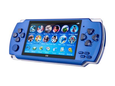 Console émulateur portable 4.3 pouces avec lecteur audio/vidéo - Bleue