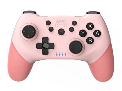 Manette sans fil compatible Nintendo Switch - Rose