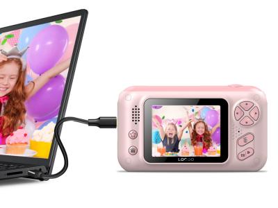 Appareil photo numérique enfant avec trépied - Modèle iStand - Rose