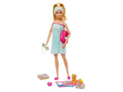 Barbie Poupée avec chiot et 9 accessoires - Séance au SPA