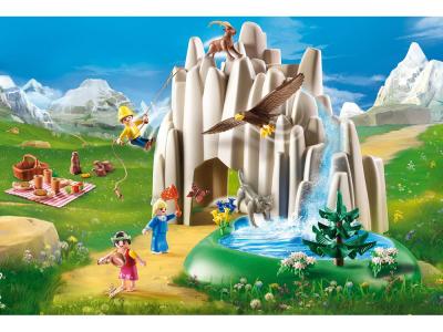 Playmobil Heidi - Heidi Peter et Clara au lac du cristal 74pcs