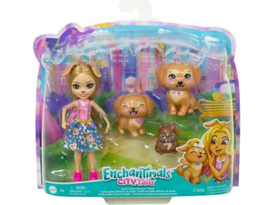 Enchantimals Coffret - Famille Golden Retrievers de Gerika