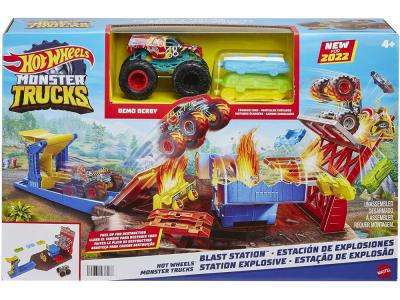 Hot Wheels - Monster Trucks Station Explosive