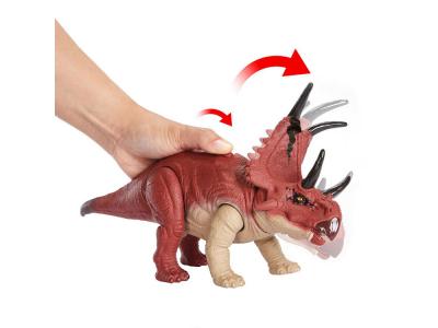 Jurassic World - Figurine articulée Diabloceratops avec effets sonores