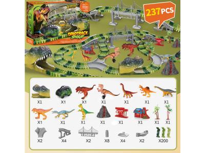 Circuit électrique modulable - Univers Jurassic - 237pcs