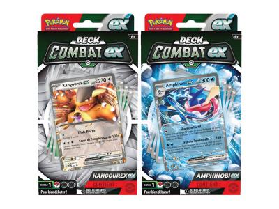 Pokémon - Deck de combat de 60 cartes Kangourex EX / Amphinobi EX