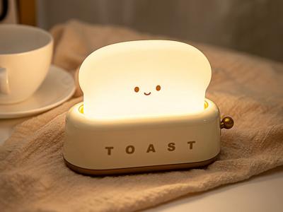 Lampe veilleuse toastée - Modèle Morning - Crème