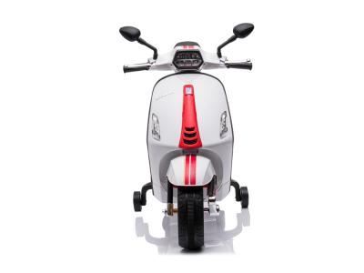 Vespa électrique 12V avec effets sonores et lumineux - Coloris Blanc