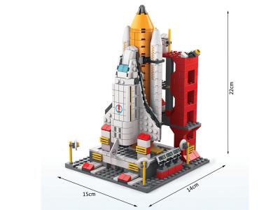 Jeu de construction 6 en 1 - Thème Espace - 1000 briques