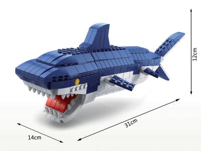 Jeu de construction 6 en 1 - Thème Marin - 1000 briques