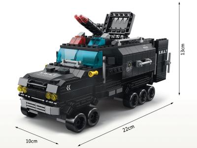 Jeu de construction 6 en 1 - Thème Police - 1000 briques