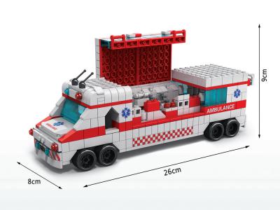 Jeu de construction 6 en 1 - Thème Ambulance - 1000 briques