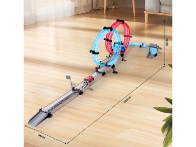 Circuit de course pour voitures à friction - Longueur de piste 316 cm