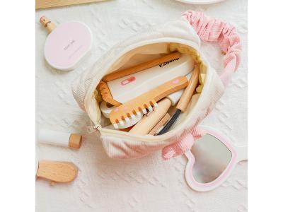 Set de coiffure en bois - 14 pcs
