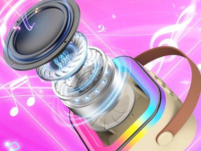 Mini Karaoké Bluetooth 2 micros - Modèle KidStar - Coloris Crème