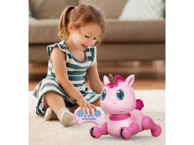 Licorne télécommandée avec danses et effets sonores