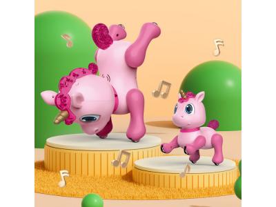 Licorne télécommandée avec danses et effets sonores