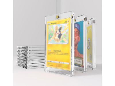 Lot de 10 étuis magnétiques de protection 35PT pour cartes de collection