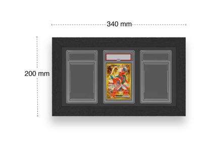 Cadre de présentation pour cartes gradées PSA - 3 emplacements