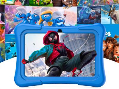 Tablette tactile enfant 7 pouces Android Wifi - Coloris Bleu