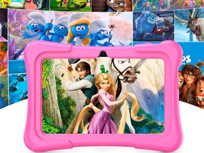 Tablette tactile enfant 7 pouces Android Wifi - Coloris Rose
