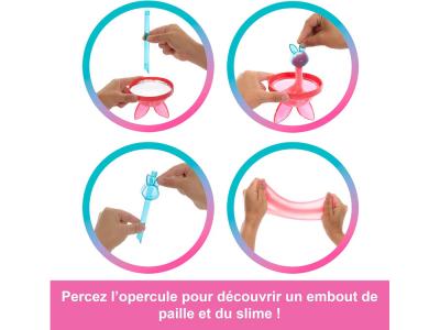 Barbie - Pop Reveal - Série Shakes - Poupée avec lapin rouge